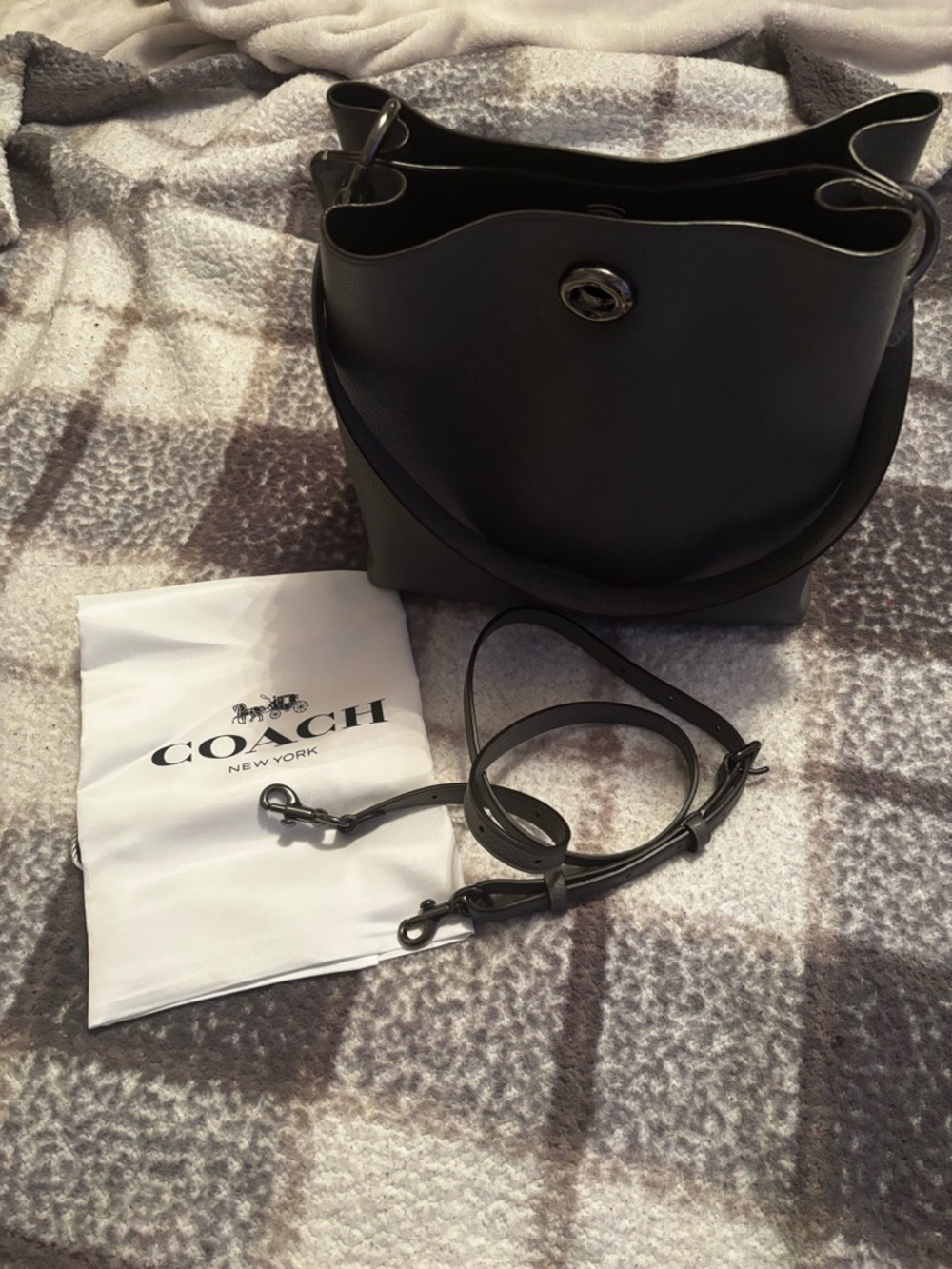 Leather Coach Bag